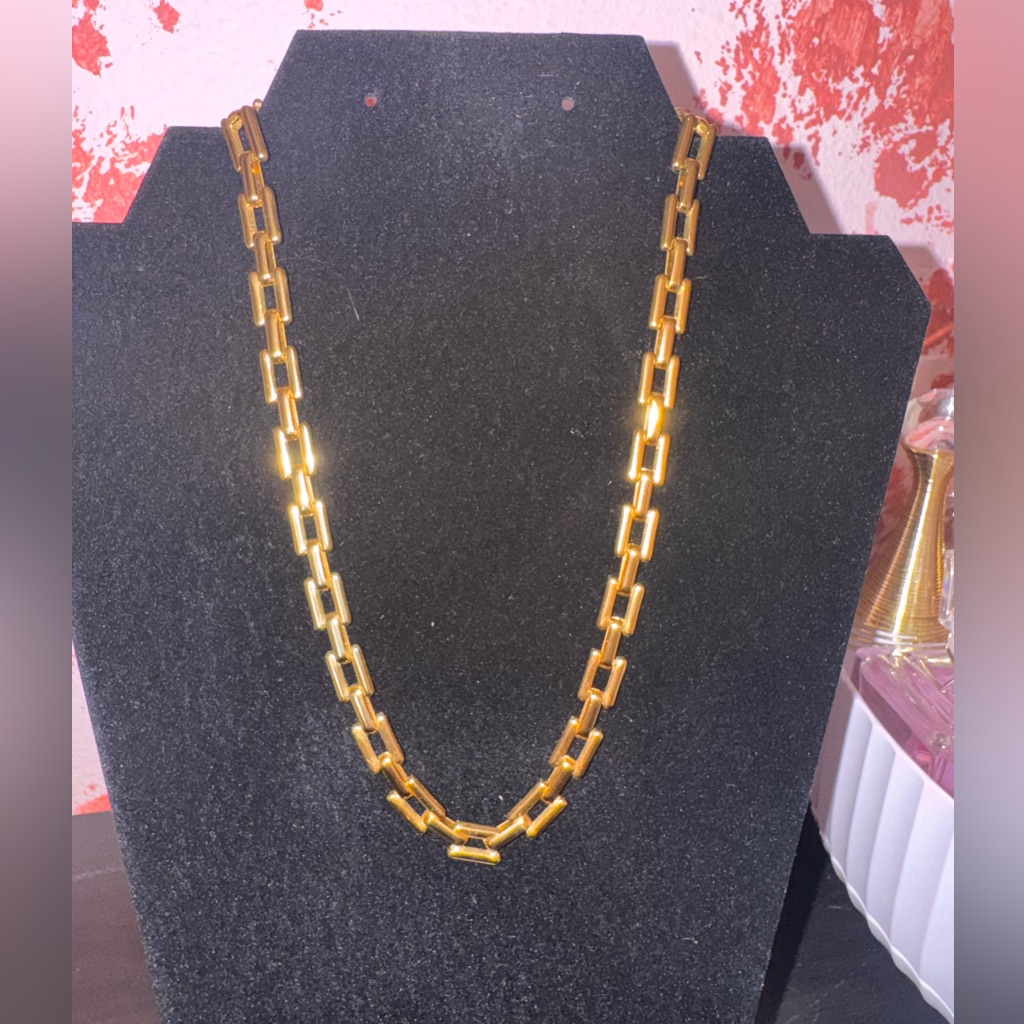 Rectangular Paperclip Necklace